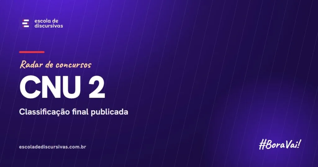 Radar de concursos da Escola de Discursivas: CNU 2