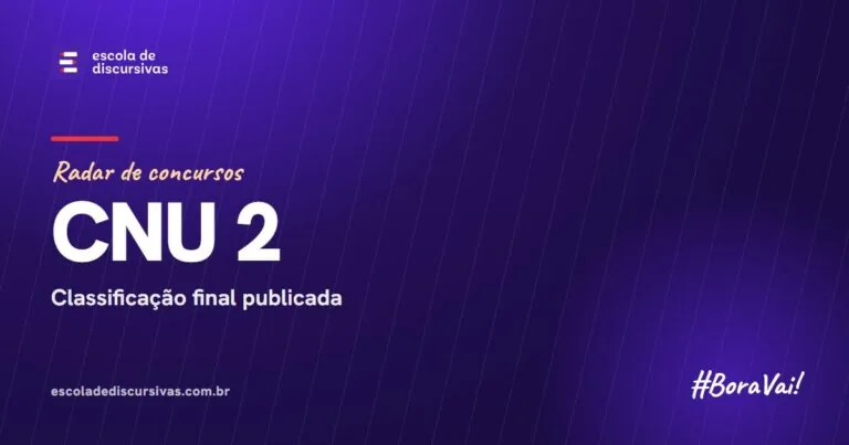 Radar de concursos da Escola de Discursivas: CNU 2