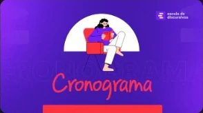 Capa do Cronograma pré-edital na área do aluno